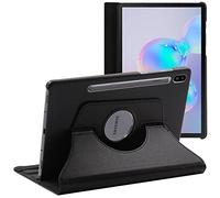 ebestStar - Coque pour Samsung Galaxy Tab S6 10.5 T860/T865, Etui Rotatif 360, Housse Protection PU Cuir, Noir