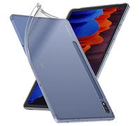 ebestStar - Coque pour Samsung Galaxy Tab S7+ SM-T970, Etui Protection Silicone Transparent Antichoc, Souple Slim, Transparent