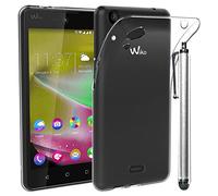 ebestStar - Coque pour Wiko Rainbow Lite 4G, Etui Protection Silicone Transparent Antichoc, Souple Slim + Stylet, Transparent