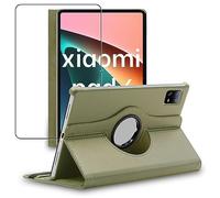 ebestStar Housse pour Xiaomi Pad 6, Pad 6 Pro Support Rotatif 360 PU Cuir, Or / Doré + Film VERRE Trempé Doré