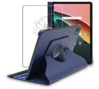 Ebeststar - Coque Xiaomi Pad 5, Pad 5 Pro, 5g (2021) Housse Protection Pu Cuir Support Rotatif 360, Bleu Foncé [Dimensions Precises Tablette : 254.7 X 166.3 X 6.9 Mm, Écran 11.0'']