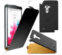 ebestStar ® Etui en PU cuir Clapet ULTRA FINE Housse Coque + Film protecteur d'écran pour LG G3 D855, Couleur Noir
