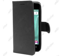 ebestStar ® Etui Portefeuille Housse Coque Protection Folio book livre pour Wiko Sunny 2, Couleur Noir [Dimensions PRECISES de votre appareil : 126.6 x 66.3 x 11.4 mm, écran 4'']