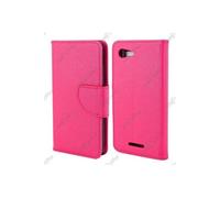 ebestStar Etui Portefeuille Housse Protection Folio Coque pour Sony Xperia E3 D2203, Couleur Rose