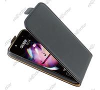 ebestStar ® Etui PU cuir à rabat Housse Coque ULTRA SLIM pour Alcatel Idol 4 (5.2 pouces), Couleur Noir [Dimensions PRECISES de votre appareil : 147 x 72,5 x 7,1 mm, écran 5.2'']