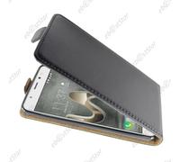 ebestStar ® Etui PU cuir à rabat Housse Coque ULTRA SLIM pour Wiko U Feel Prime, Couleur Noir [Dimensions PRECISES de votre appareil : 142,5 x 69,9 x 8,7 mm, écran 5'']