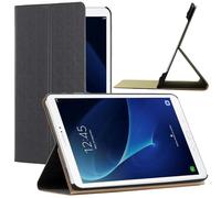 ebestStar - Housse Compatible avec Samsung Galaxy Tab A6 A 10.1 (2018, 2016) T580 T585 Etui Coque Auto Veille/réveille PU Slim SmartCase Support, Noir [Appareil: 254.2 x 155.3 x8.2mm 10.1"]