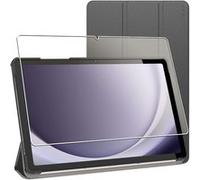 ebestStar Housse Coque Arrière Rigide pour Galaxy Tab A9+ (2023) SM-X210 Smart Case Support Auto-veille, Noir + Film VERRE Trempé Noir G