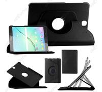 Ebeststar ® Housse Coque Etui Pu Cuir Rotatif Avec Support À Rotation 360° Pour Samsung Galaxy Tab S2 9.7 Sm-T810, Sm-T815, Couleur Noir + Film Protection D'écran
