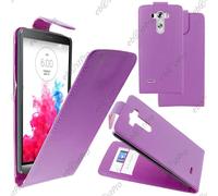 ebestStar ® Housse Coque Etui Simili Cuir à Rabat vertical + Film protection d'écran pour LG G3 D855, Couleur Violet