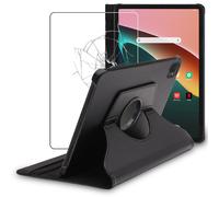 Ebeststar - Housse + Film Vitre En Verre Trempé Pour Xiaomi Pad 5, Pad 5 Pro, 5g (2021) Coque Etui Protection Pu Cuir, Noir [Dimensions Precises Tablette : 254.7 X 166.3 X 6.9 Mm, Écran 11.0'']