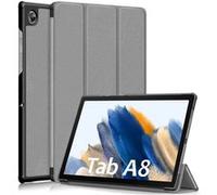 ebestStar Coque Samsung Galaxy Tab A8 10.5 (SM-X200/X205), Slim PU cuir, rabat magnétique, gris