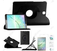 Ebeststar ® Housse Coque Etui Pu Cuir Rotatif Avec Support À Rotation 360° Pour Samsung Galaxy Tab S2 9.7 Sm-T810, Sm-T815, Couleur Noir + Film Verre Trempé