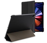 Ebeststar - Housse Pour Ipad Pro 12.9 M1 2021, 2020 Etui Coque Pochette Slim Smart Case Support Haute Solidité, Noir [Dimensions Precises Tablette : 280.6 X 214.9 X 6.4/5.9 Mm, Écran 12.9'']