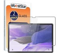 ebestStar [Pack x2] Verre trempé pour Galaxy Tab S7 FE T730, 5G T736B Anti-Casse, Anti-Rayure, Pose sans Bulles G