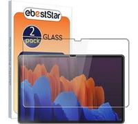 ebestStar [Pack x2] Verre trempé pour Galaxy Tab S7+ SM-T970 Anti-Casse, Anti-Rayure, Pose sans Bulles G