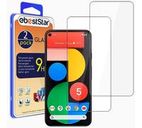 Ebeststar - [Pack X2] Verre Trempé Pour Google Pixel 5 Film Vitre Protection Ecran Anti Casse, Anti-Rayure, Pose Sans Bulles [Dimensions Precises Smartphone : 144.7 X 70.4 X 8 Mm, Écran 6.0'']