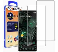 Ebeststar - [Pack X2] Verre Trempé Pour Google Pixel 6 Film Vitre Protection Ecran Anti-Rayure, Pose Sans Bulles [Dimensions Precises Smartphone : 160.4 X 75.1 X 8.2 Mm, Écran 6.4'']