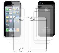 ebestStar - Pack x3 Film Protection Compatible avec iPhone SE 5S 5 Apple Lot x3 Protecteurs Ecran Anti-Empreintes, Plastiques Souples [Pas en Verre TREMPE] [Appareil: 123.8 x 58.6 x 7.6mm, 4.0"]