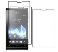 ebestStar - Pack x3 Film Protection Compatible avec Sony Xperia E C1505, Sony C1504 Protecteur d'écran Plastique Souple Anti-Rayures [Appareil: 113.5 x 61.8 x 11mm, 3.5'']