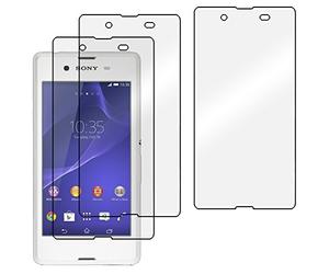 ebestStar - Pack x3 Film protection compatible avec Sony Xperia E3 D2203 Protecteur d'écran Plastique Souple anti-rayures [Appareil: 146 x 72 x 7.3mm, 5.2'']