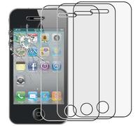 ebestStar - Pack x3 Verre trempé compatible avec iPhone 4, 4S Apple Film Protection Ecran Vitre protecteur anti casse, anti-rayure, pose sans bulles [Appareil: 115.2 x 58.6 x 9.3mm, 3.5'']