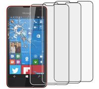 ebestStar - Pack x3 Verre trempé compatible avec Microsoft Lumia 550 Film Protection Ecran Vitre protecteur anti casse, anti-rayure, pose sans bulles [Appareil: 136.1 x 67.8 x 9.9mm, 4.7'']