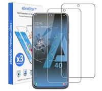 - [Pack x3] Verre trempé Samsung A40 Galaxy SM-A405F Film Protection Ecran Vitre protecteur anti casse, anti-rayure, pose sans bulles [Dimensions