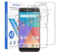 - Pack X3 Verre Trempé Xiaomi Mi A1 Protection Ecran Vitre Protecteur Anti Casse, Anti-rayure, Pose Sans Bulles [dimensions Precises Smartphone :