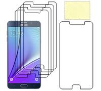 ebestStar - Pack x5 Film protection compatible avec Samsung Galaxy Note 5 SM-N920F Protecteur d'écran Plastique Souple anti-rayures [Appareil: 153.2 x 76.1 x 7.6mm, 5.7'']
