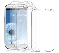 ebestStar - Pack x5 Film Protection Compatible avec Samsung S3 Galaxy i9300 i9305 Protecteur d'écran Plastique Souple Anti-Rayures [Appareil: 136.6 x 70.8 x 8.6mm, 4.8'']