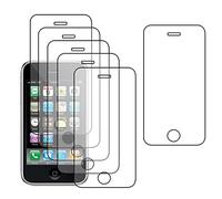 ebestStar - Pack x6 Film Protection Compatible avec iPhone 3 3GS Apple Protecteur d'écran Plastique Souple Anti-Rayures [Appareil: 115.5 x 62.1 x 12.3mm, 3.5'']