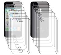 ebestStar - Pack x6 Film protection compatible avec iPhone 4, 4S Apple Protecteurs d'écran Avant et Arrière, Plastique Souple anti-rayures [Appareil: 115.2 x 58.6 x 9.3mm, 3.5'']