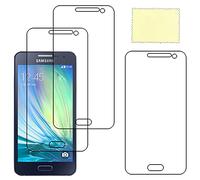 ebestStar - Pack x6 Film Protection Compatible avec Samsung A3 Galaxy (2015) SM-A500F Protecteur d'écran Plastique Souple Anti-Rayures [Appareil: 130.1 x 65.5 x 6.9mm, 4.5'']