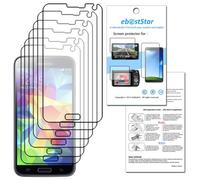 ebestStar - Pack x6 Film Protection Compatible avec Samsung S5 G900F, Galaxy S5 New G903F Neo Protecteur d'écran Plastique Souple Anti-Rayures [Appareil: 142 x 72.5 x 8.1mm, 5.1'']