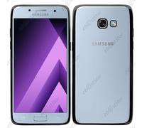 Ebeststar ® Pour Samsung Galaxy A3 2017 A320f - Housse Etui Coque Silicone Gel Souple Ultra Fine 0,3mm Et Invisible, Couleur Transparent / Noir [Dimensions Precises De Votre Appareil : 135.4 X 66.2 X