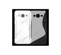 ebestStar pour Samsung Galaxy J3 2016 SM-J320F - Housse Etui Coque Silicone Gel Motif S-line Protection Souple, Couleur Transparent, avec 1 Verre