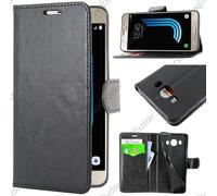 ebestStar - Coque Compatible avec Samsung J5 2016 Galaxy SM-J510F Etui PU Cuir Housse Portefeuille Porte-Cartes Support Stand, Noir [Appareil: 145.8 x 72.3 x 8.1mm, 5.2'']