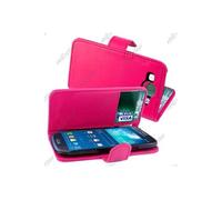 ebestStar pour Samsung Galaxy S3 i9300 i9305 - Housse Coque Etui Portefeuille Folio book livre Simili Cuir, Couleur Rose, avec 1 Verre Trempé