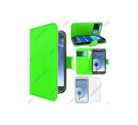 ebestStar - Coque Compatible avec Samsung S3 Galaxy i9300 i9305 Etui PU Cuir Housse Portefeuille Porte-Cartes Support Stand, Vert + Film écran Verre Trempé [Appareil: 136.6 x 70.8 x 8.6mm 4.8"]