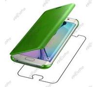 ebestStar ® pour Samsung Galaxy S6 edge SM-G925F G925 - Housse Coque Etui View Clear Cover Miroir, Couleur Vert Vert G