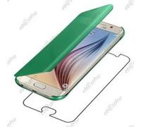 ebestStar ® pour Samsung Galaxy S6 edge + SM-G928F edge plus - Housse Coque Etui View Clear Cover Miroir, Couleur Vert Vert G