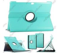ebestStar ® pour Samsung Galaxy Tab 2 10.1, GT-P5110 P5100 - Housse Coque Etui PU cuir rotatif avec support à rotation 360° + Film protection d'écran, Couleur Bleu Bleu G