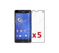 ebestStar pour Sony Xperia Z3 Compact - Lot x5 Film protection écran VERRE Trempé protecteur vitre anti casse anti-rayures
