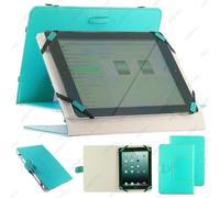 Ebeststar ® Pour Tablette 10 Pouces - Housse Etui Simi Cuir Universel Béquille Caré Pour Tablettes 10" 10 Pouces, 18,2 X 27,5 Cm, Couleur Bleu [Dimensions Precises De Votre Appareil : , Écran 0'']