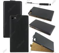 ebestStar ® pour Wiko Highway Star 4G - Housse Coque Etui en PU cuir à rabat ultra fine (SLIM case) + Mini Stylet, Couleur Noir