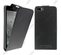 ebestStar ® pour Wiko Lenny 3 et Jerry - Housse Coque Etui Simili Cuir à Rabat vertical, Couleur Noir