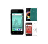 ebestStar pour Wiko Sunny - Housse Etui Coque Silicone Gel TPU Souple Ultra Fine 0,3mm, Couleur Transparent, avec 1 Verre Trempé