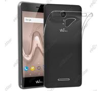 Ebeststar ® Pour Wiko Tommy 2 - Housse Etui Coque Silicone Gel Souple Ultra Fine 0,3mm Et Invisible, Couleur Transparent [Dimensions Precises De Votre Appareil : 145 X 72.7 X 9.19 Mm, Écran 5'']