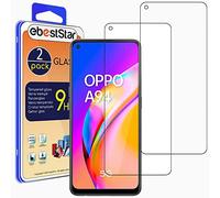 ebestStar - Verre Trempé x2 pour Oppo A94 5G, Vitre Protection, Film Anti Casse, Anti Rayures, Sans bulles